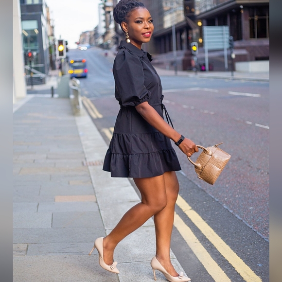 New Zara Poplin Mini Dress - 4387/263 - Picture 5 of 13